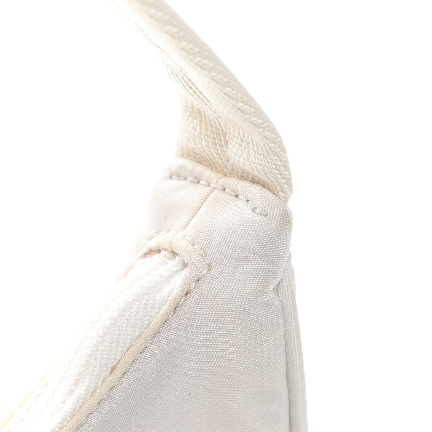 Prada Tessuto Nylon Mini Re-Edition 2000 Bag White 11 of 12