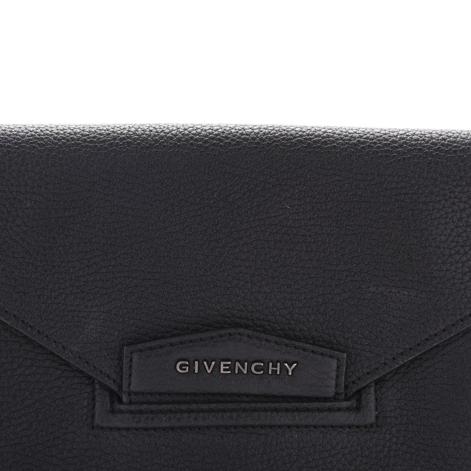 Givenchy Sugar Goatskin Small Antigona Envelope Clutch Black 10 of 10