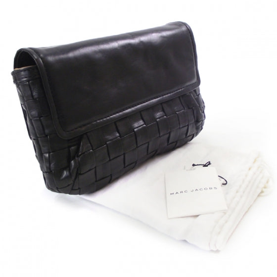 Marc Jacobs Woven Leather Hutton Clutch 3 of 10