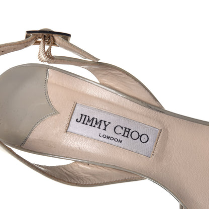 Jimmy Choo Patent Sandals 40 Green 7 of 8