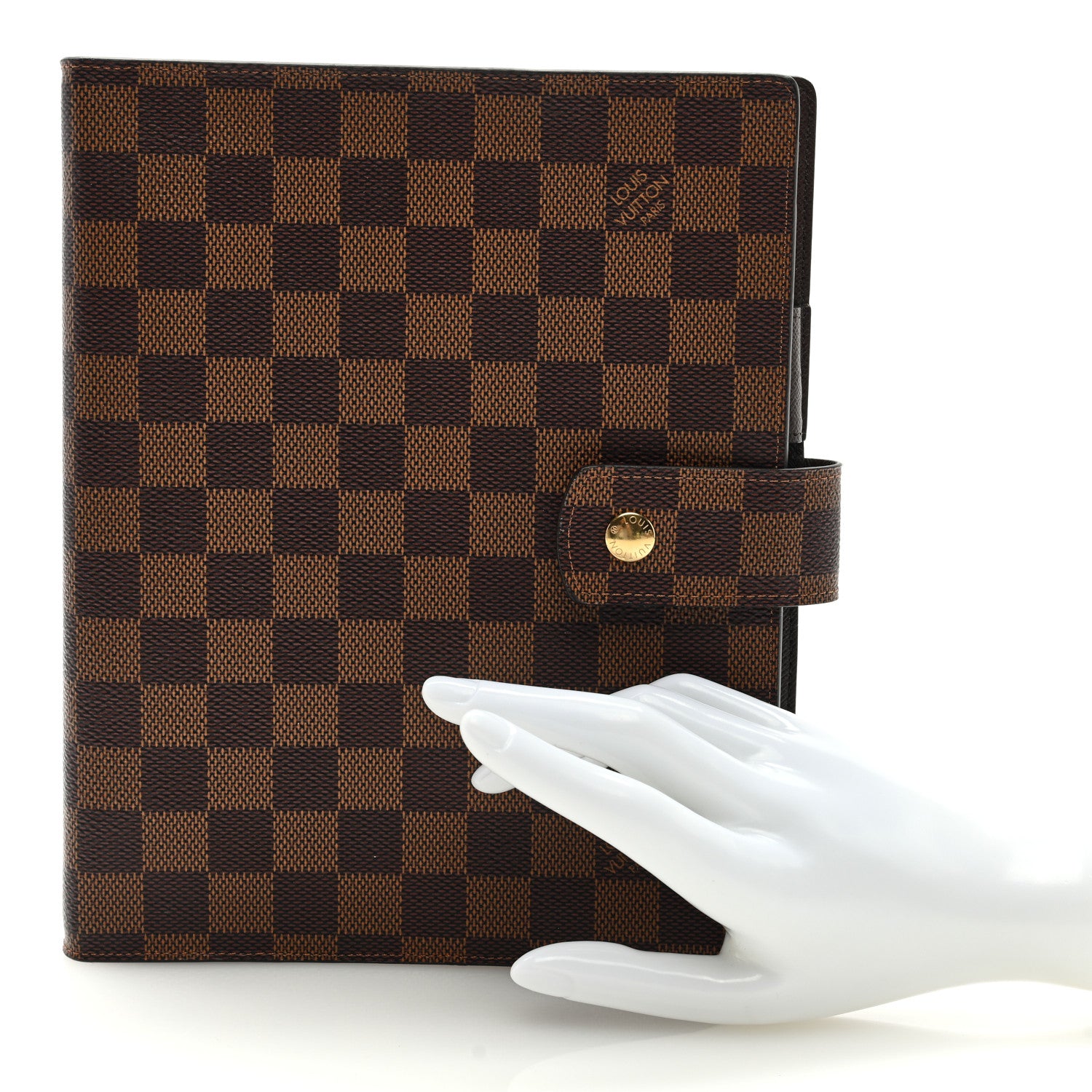 Louis Vuitton Damier Ebene Large Ring Agenda Cover 2 of 6