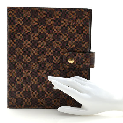 Louis Vuitton Damier Ebene Large Ring Agenda Cover 2 of 6