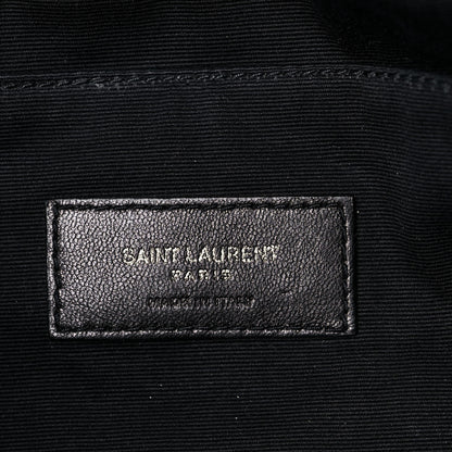 Saint Laurent Calfskin Monogram Belt Bag Black 6 of 13