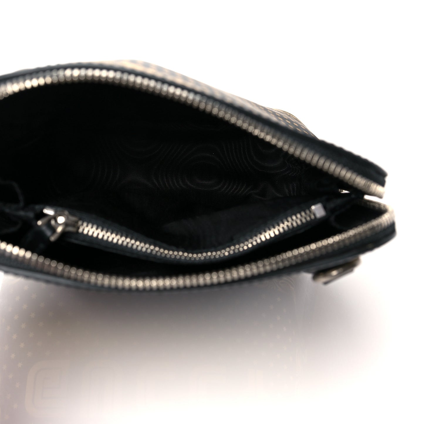 X SEGA Calfskin GUCCY Stars Mini Dome Shoulder Bag Black Gold