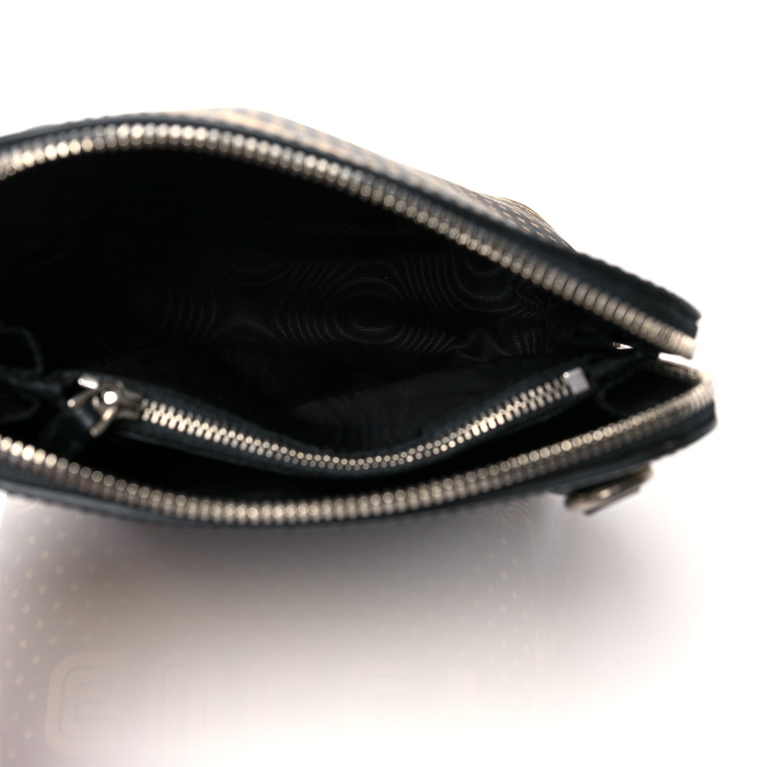 Gucci X SEGA Calfskin GUCCY Stars Mini Dome Shoulder Bag Black Gold 6 of 9