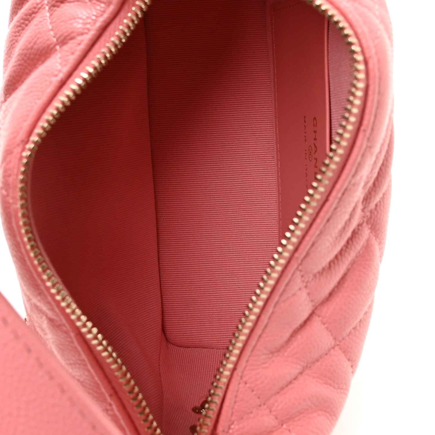 Chanel Caviar Quilted Hobo Clutch With Chain Pink 4 of 10