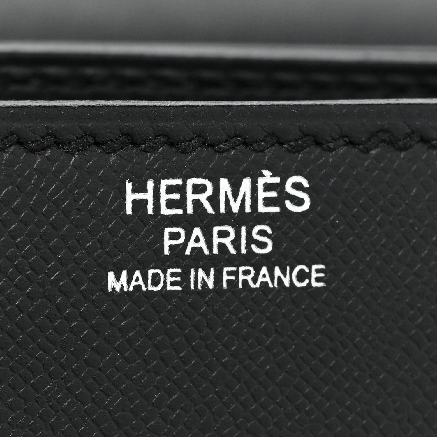 Hermes Grained Monsieur Mosaique Au 24-21 Black 6 of 13