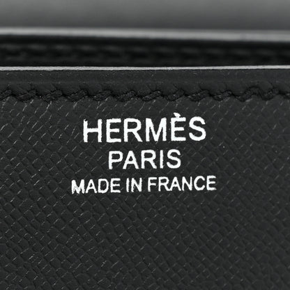 Hermes Grained Monsieur Mosaique Au 24-21 Black 6 of 13