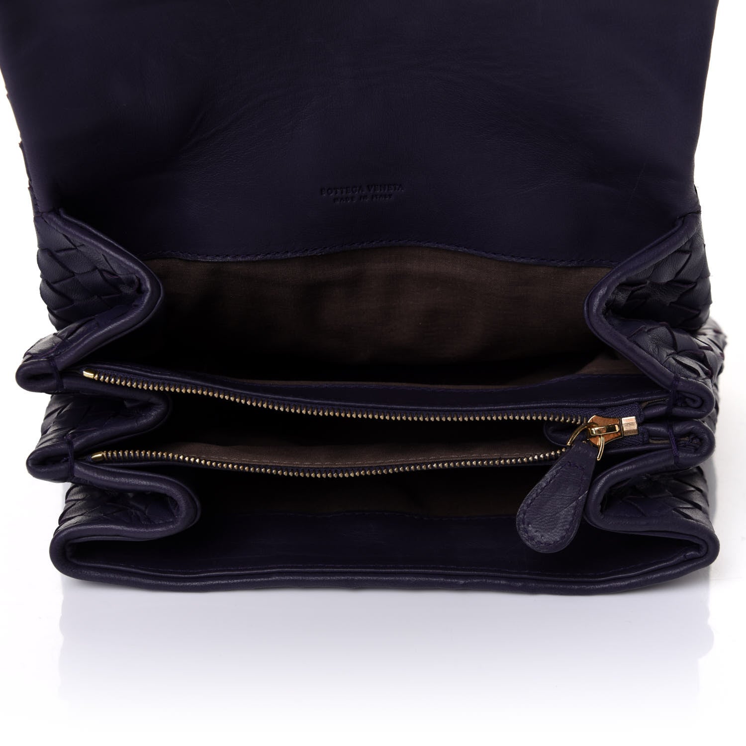 Bottega Veneta Nappa Intrecciato Cosmetic Case Turbolence 5 of 11