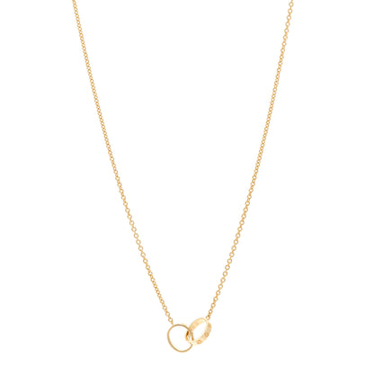 Cartier 18K Yellow Gold Interlocking LOVE Necklace 1 of 5