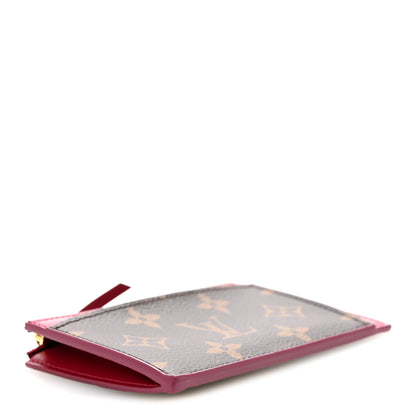 Louis Vuitton Monogram Zipped Card Holder Fuchsia 4 of 10