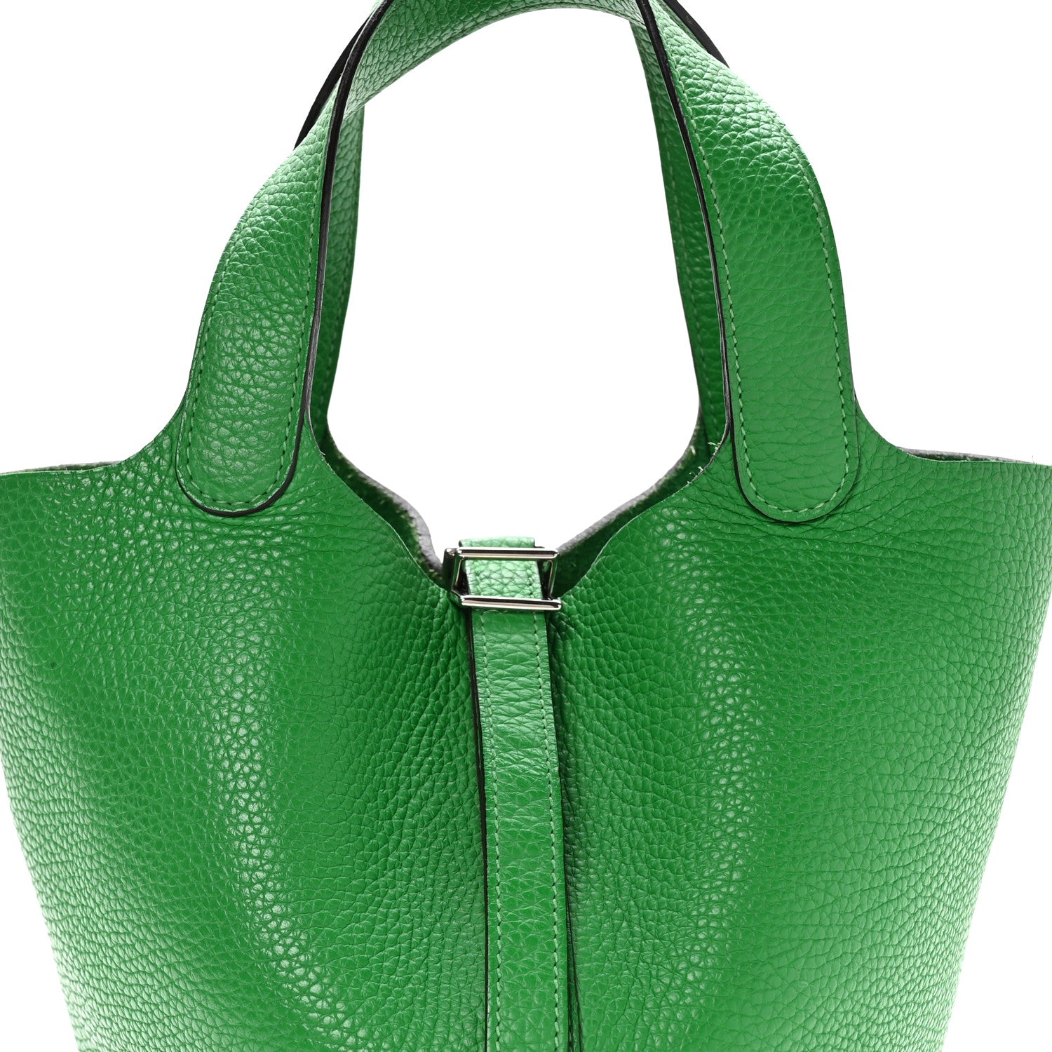 Hermes Taurillon Clemence Picotin Lock 18 PM Bambou 8 of 12