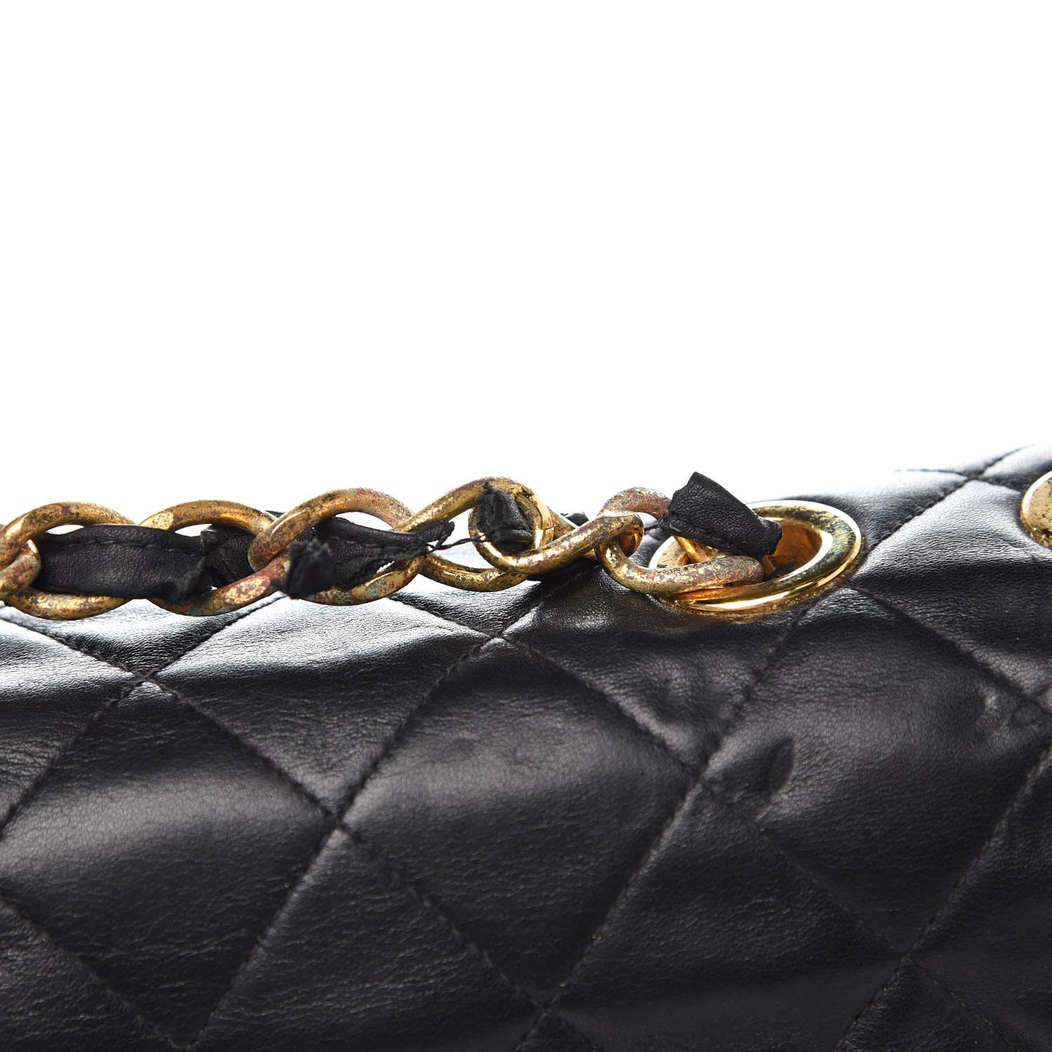 Chanel Lambskin Quilted XL Jumbo Single Flap Black 8 of 16