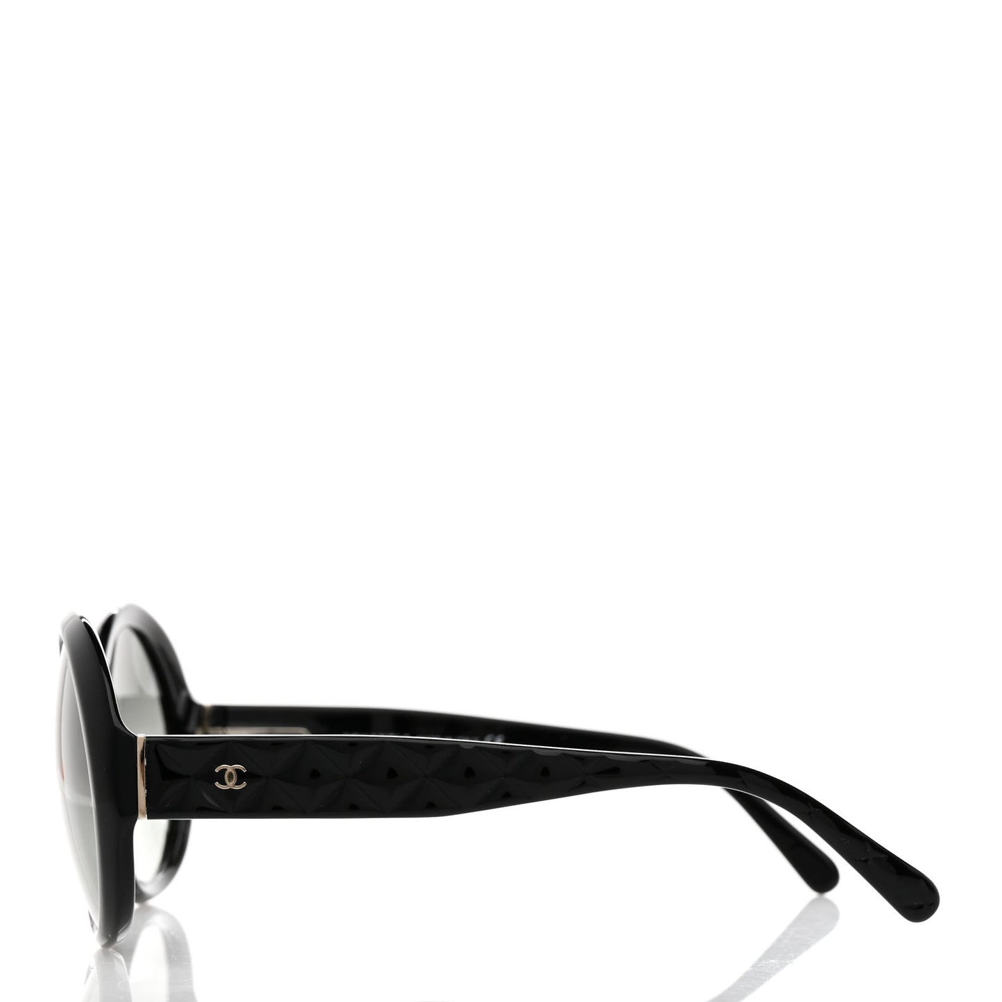 Quilted CC Mod Sunglasses 5120 Black