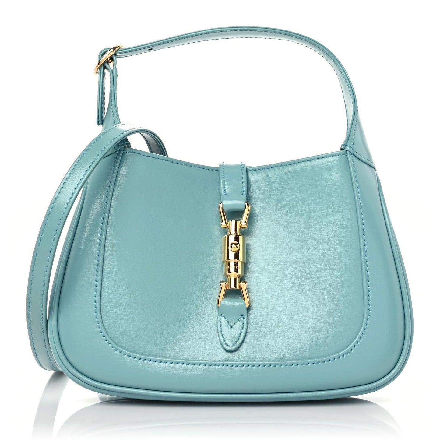 Boarded Dyana Lux Calfskin Mini Jackie 1961 Hobo Dusty Azure