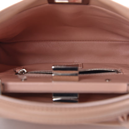 Fendi Nappa Rosebud Mini Peekaboo Iconic Satchel Baby Pink 6 of 20