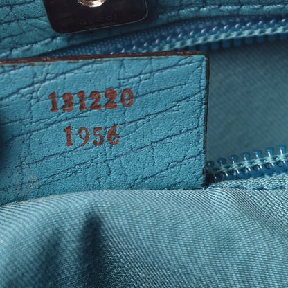 Gucci GG Plus Monogram Small Vertical Tote Turquoise 8 of 26