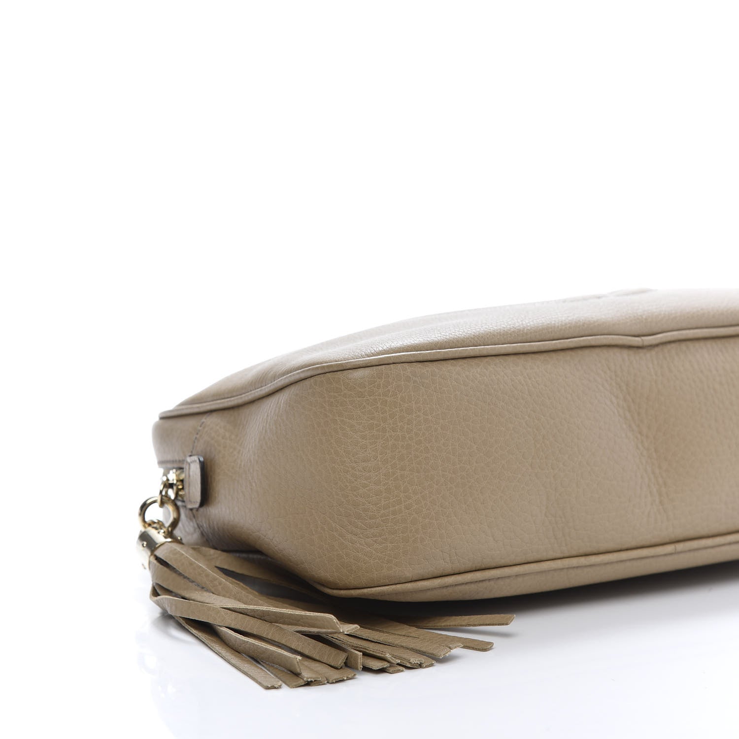 Gucci Pebbled Calfskin Small Soho Bowler Camelia 6 of 12