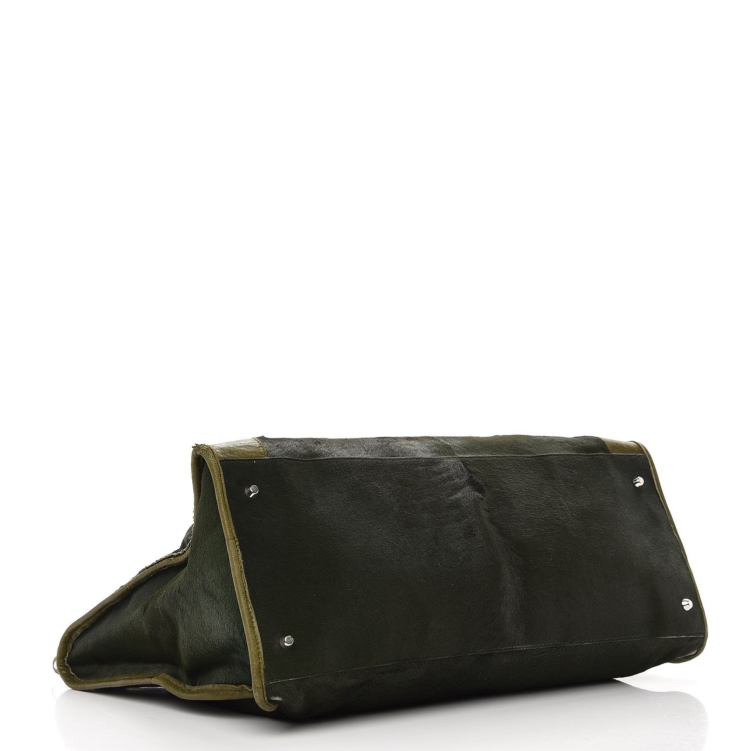 Balenciaga Chevre Pony Hair Classic Hardware Work Olive 4 of 13