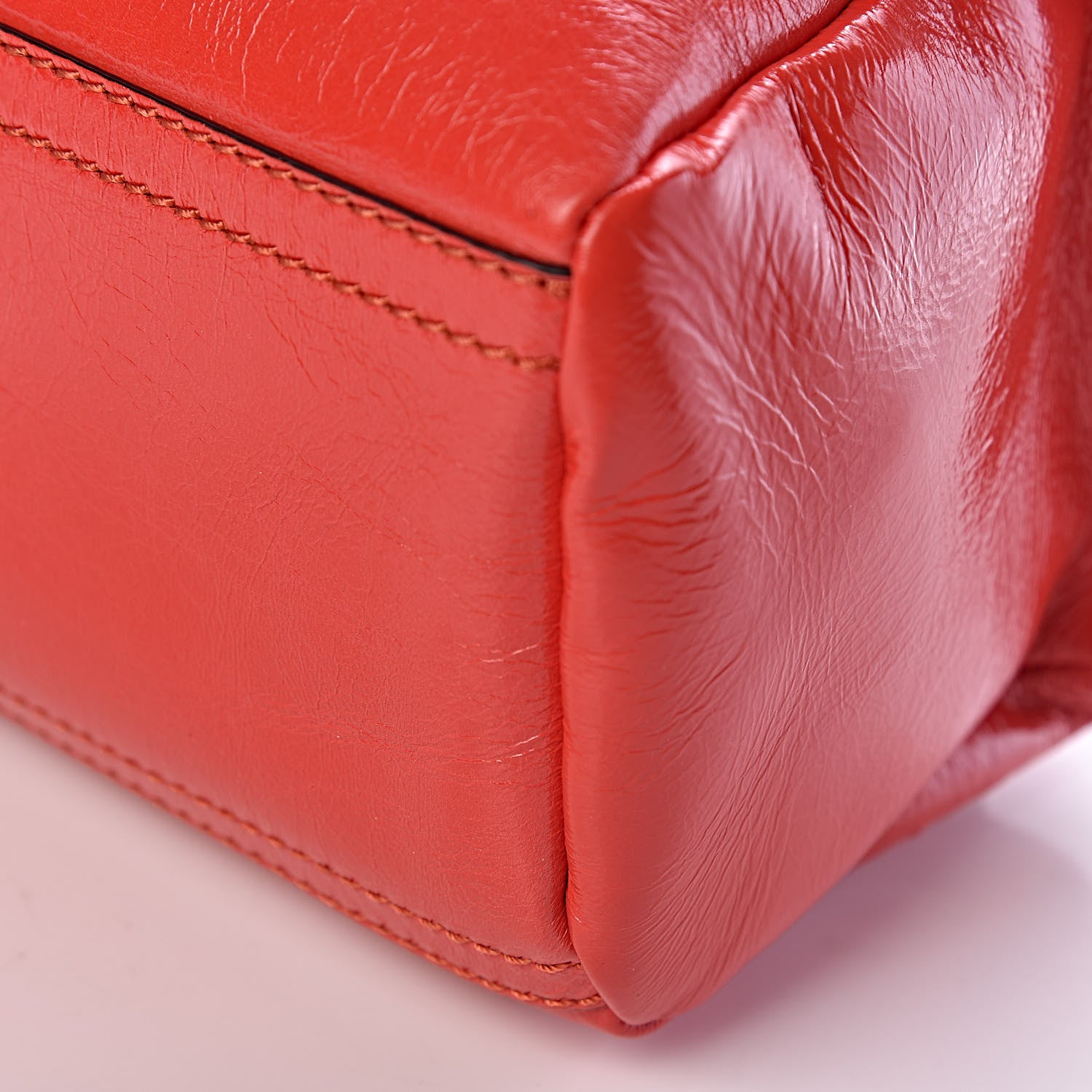 Givenchy Patent Lambskin 4G Mini Pandora Pop Red 9 of 10