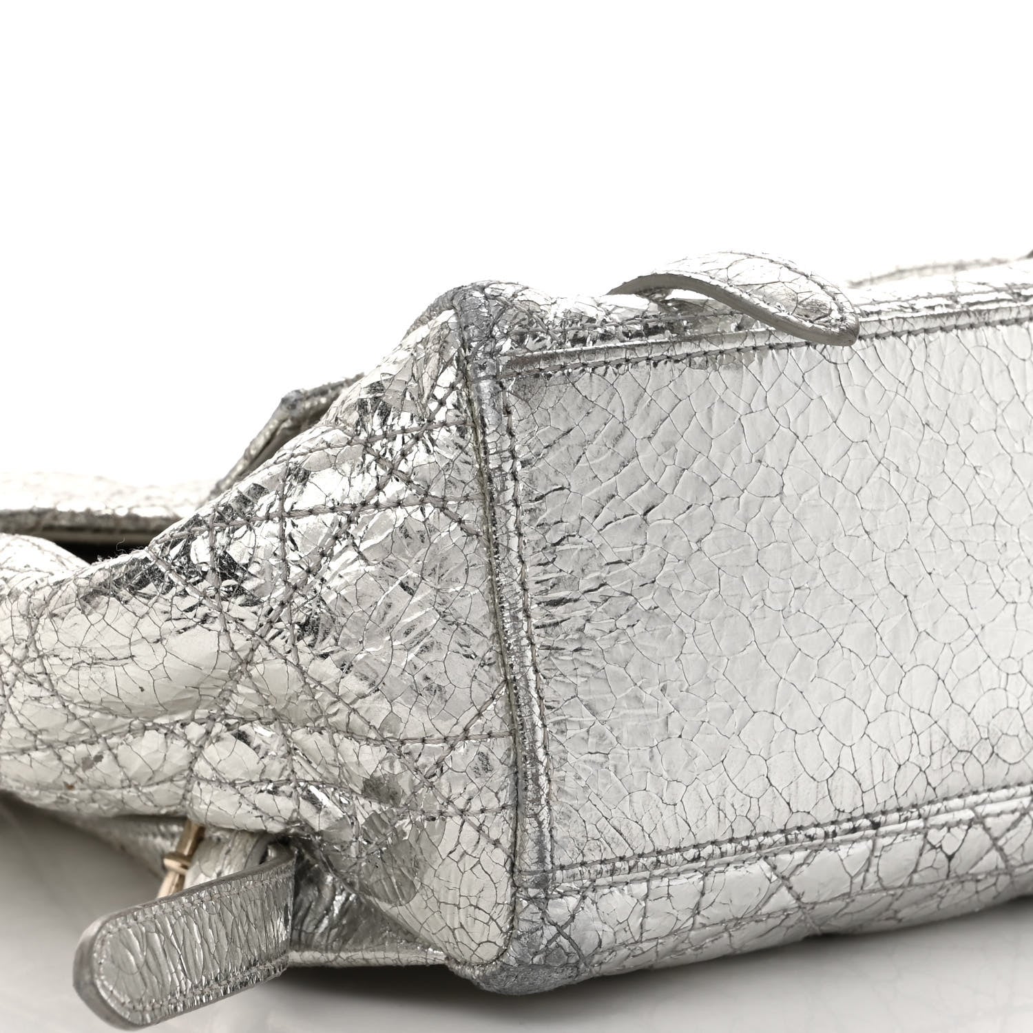 Christian Dior Metallic Calfskin Small Stardust Backpack Silver 8 of 17