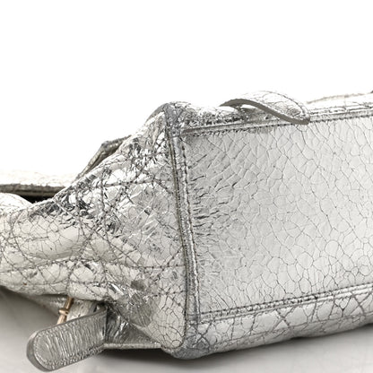 Christian Dior Metallic Calfskin Small Stardust Backpack Silver 8 of 17