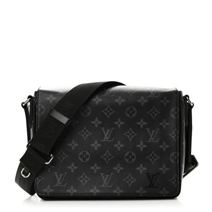 Louis Vuitton Monogram Eclipse District PM Black 1 of 10