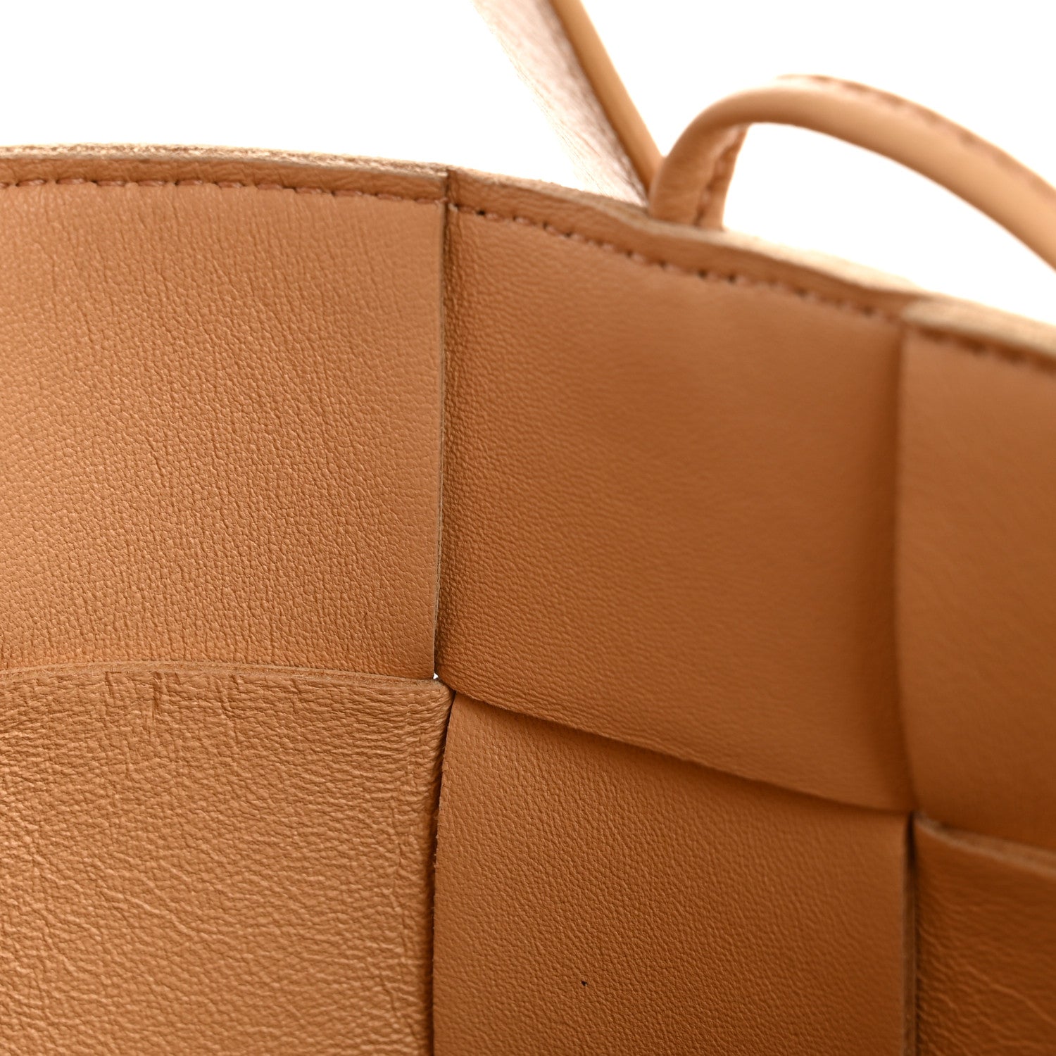 Bottega Veneta Lambskin Maxi Intrecciato Cassette Messenger Almond 11 of 13