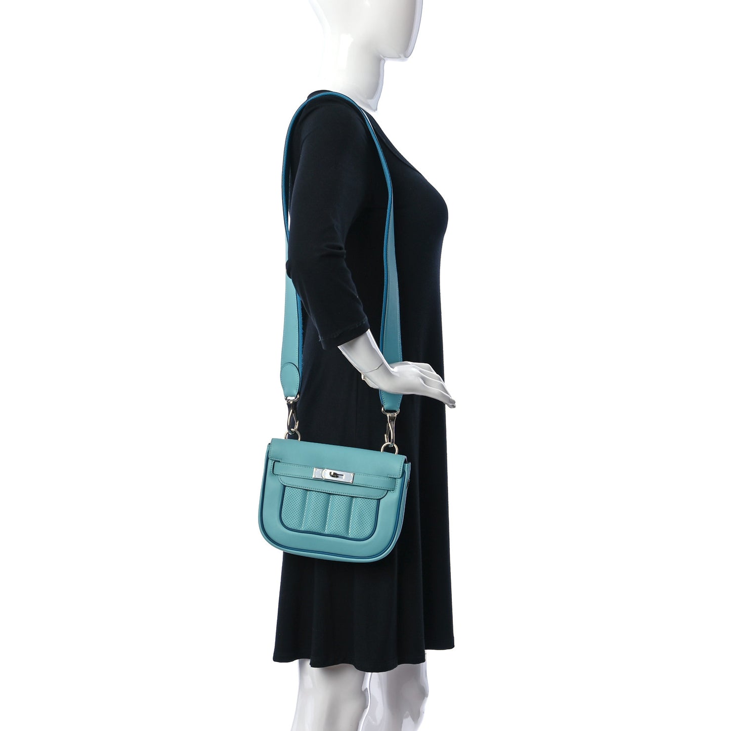 Veau Swift Sac Berline Bleu Atoll Colvert