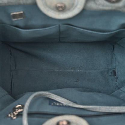 Chanel Denim Small Deauville Tote Light Blue 6 of 11