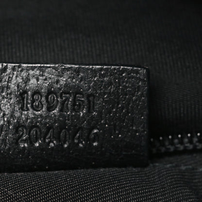 Gucci Monogram Web Medium Flat Messenger Bag Black 7 of 10