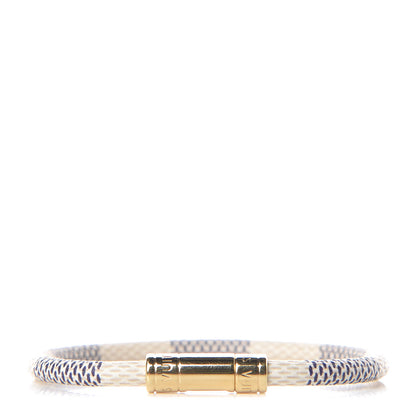 Louis Vuitton Damier Azur Keep It Bracelet 19 1 of 4