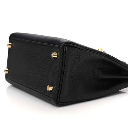 Hermes Togo Kelly Retourne 25 Black 10 of 11