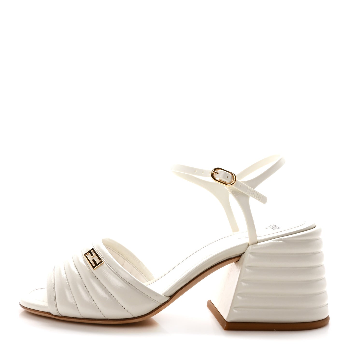 Vitello Promenade Slingback Sandals 37 White