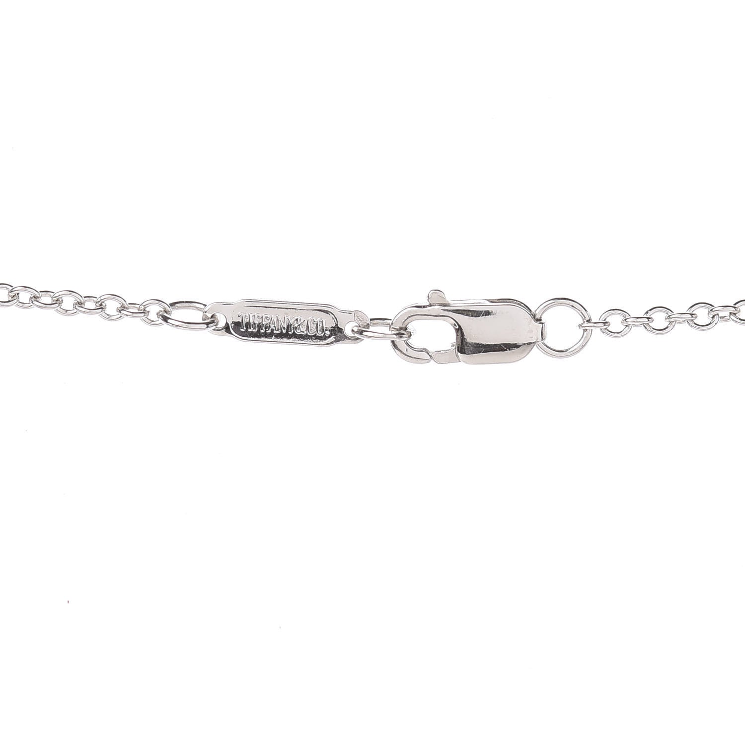 Tiffany Platinum Diamond Swing Chandelier Pendant Necklace 4 of 5