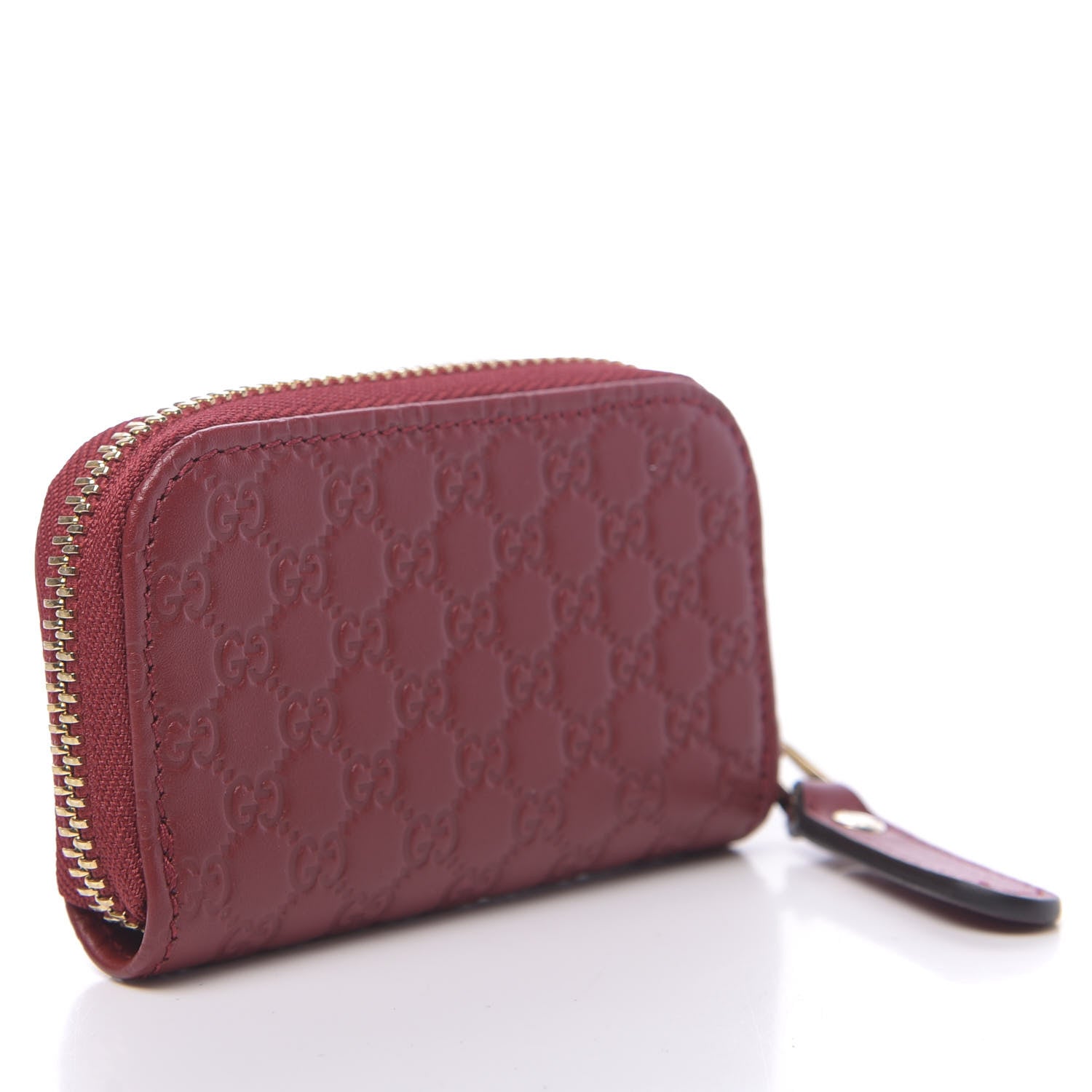 Gucci Microguccissima Zip Around Card Case Red 3 of 8
