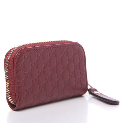 Gucci Microguccissima Zip Around Card Case Red 3 of 8