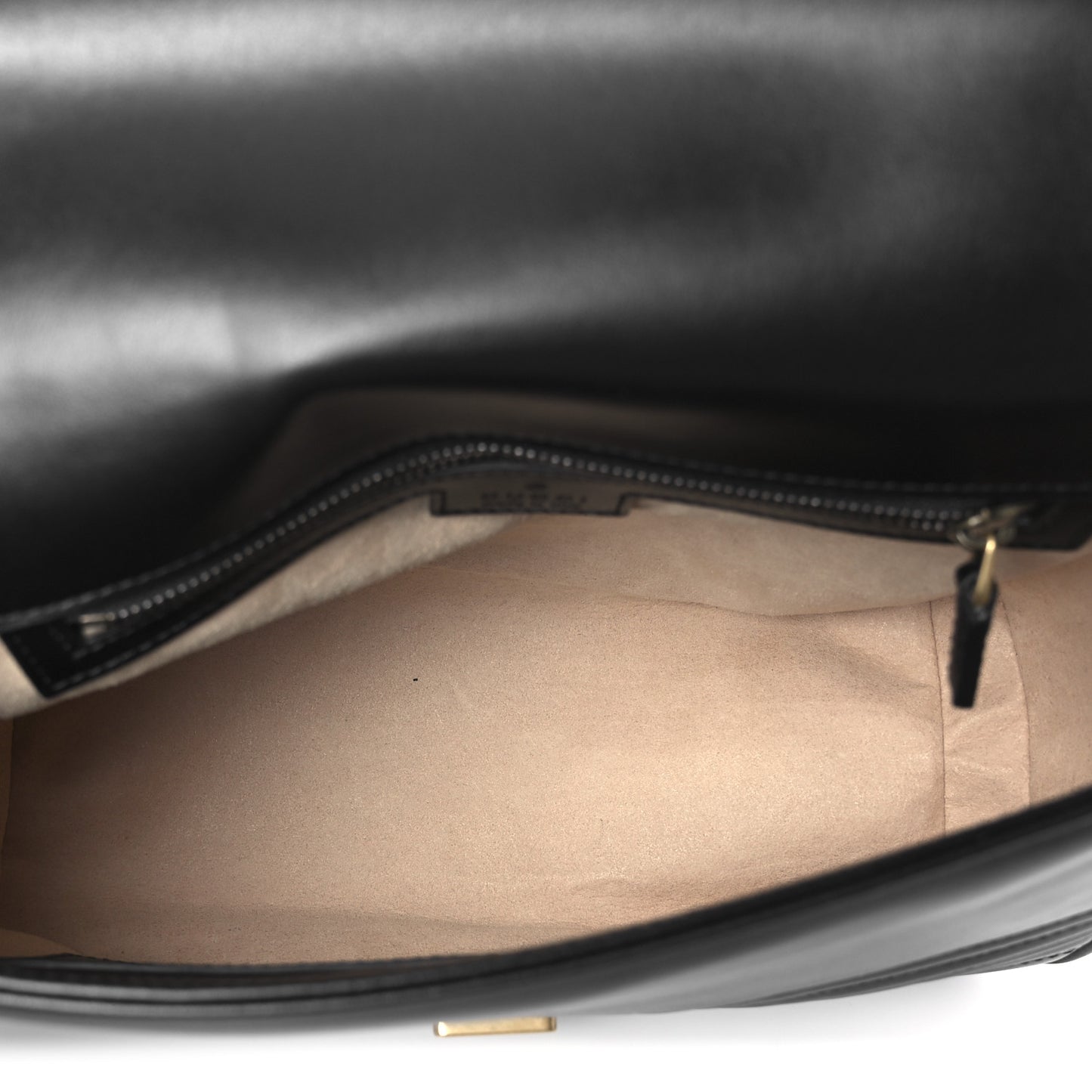 Calfskin Matelasse Small GG Marmont Top Handle Shoulder Bag Black