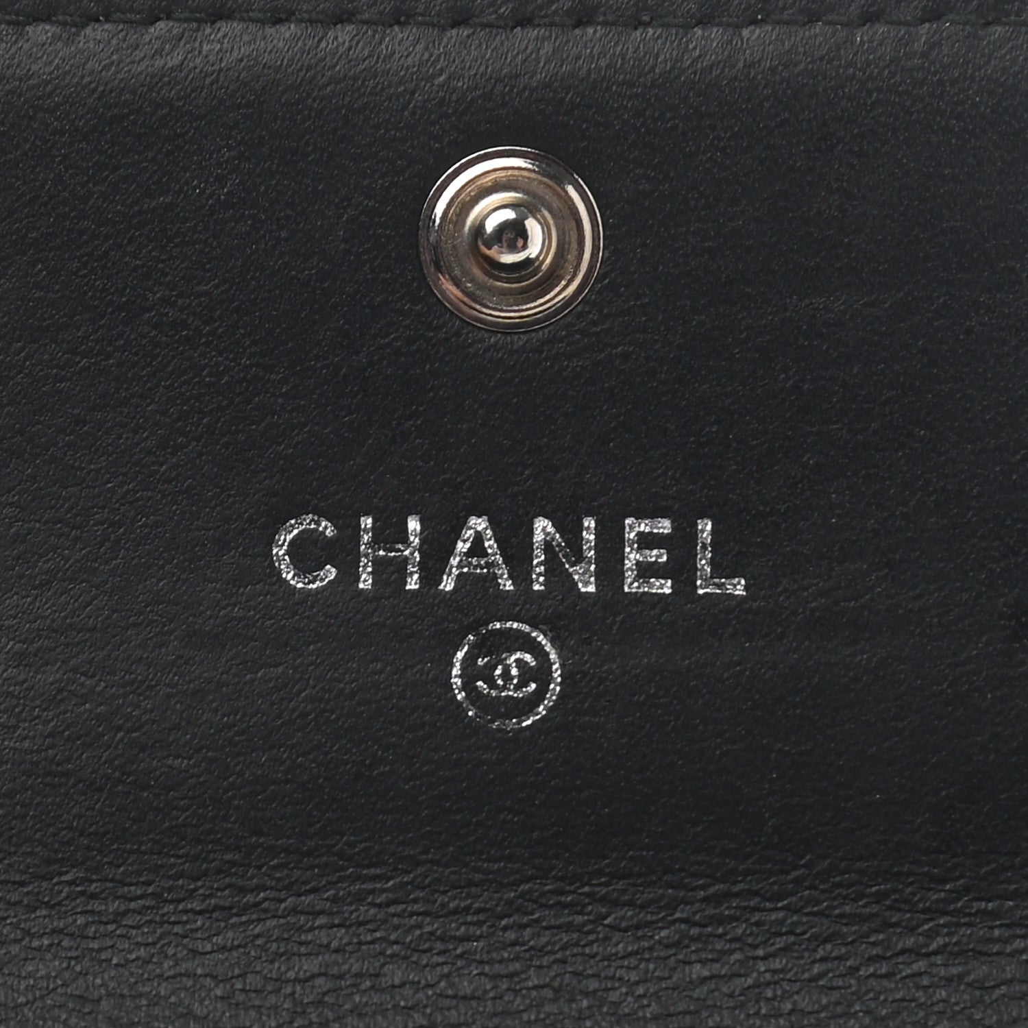 Chanel Caviar Quilted Boy Flap Card Holder Black 6 of 9