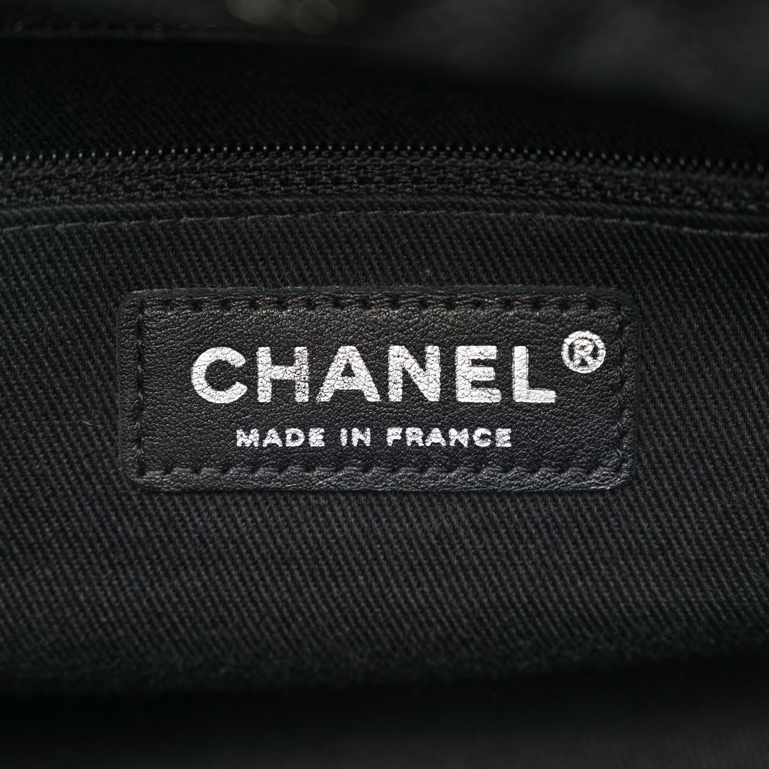 Chanel Iridescent Caviar Quilted Lady Pearly Tote Black 6 of 10