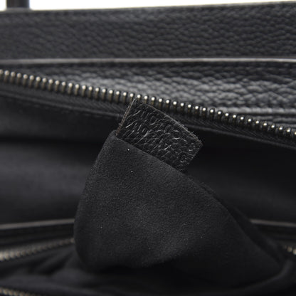 Celine Drummed Calfskin Micro Luggage Black 7 of 12