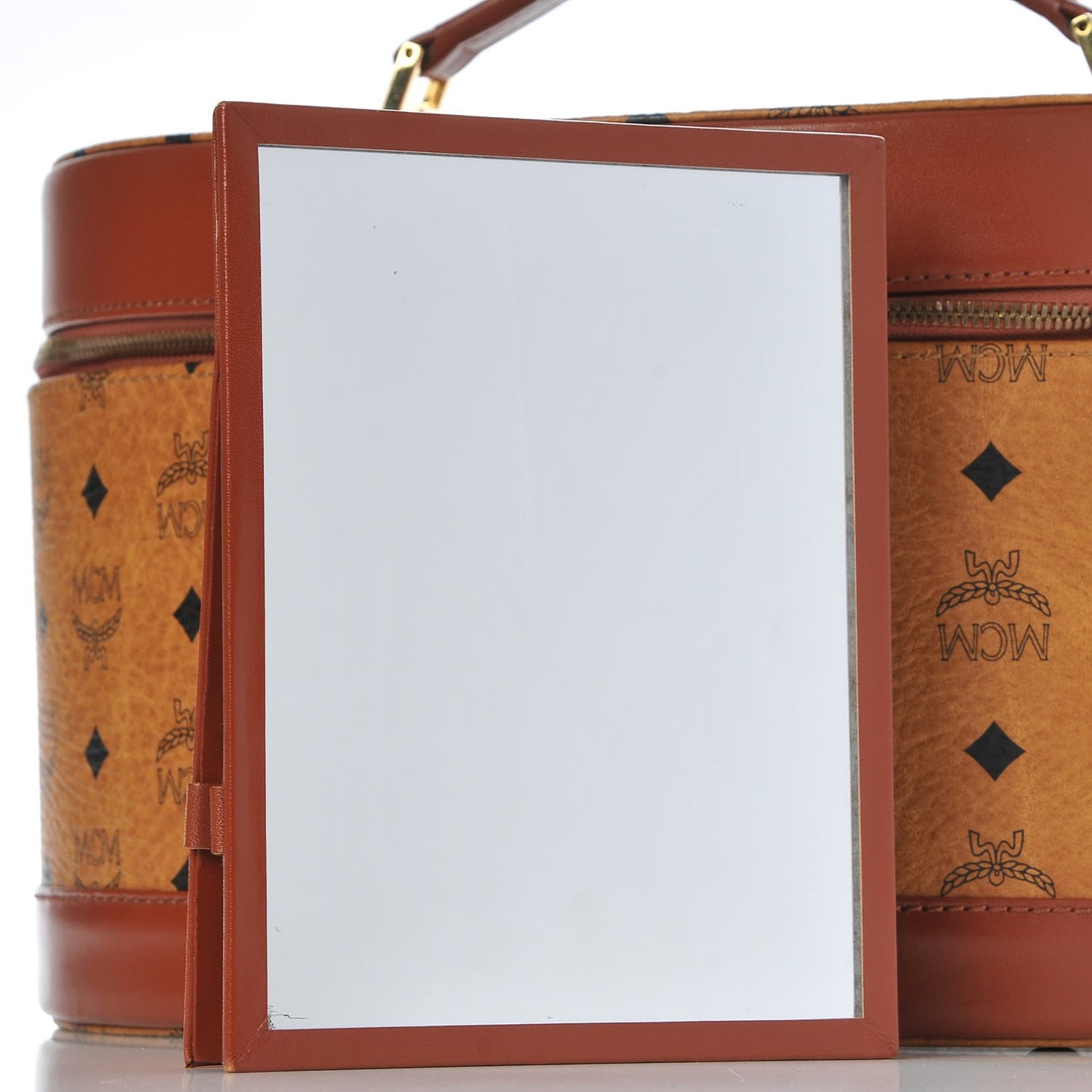 Visetos Vanity Cosmetic Case Cognac