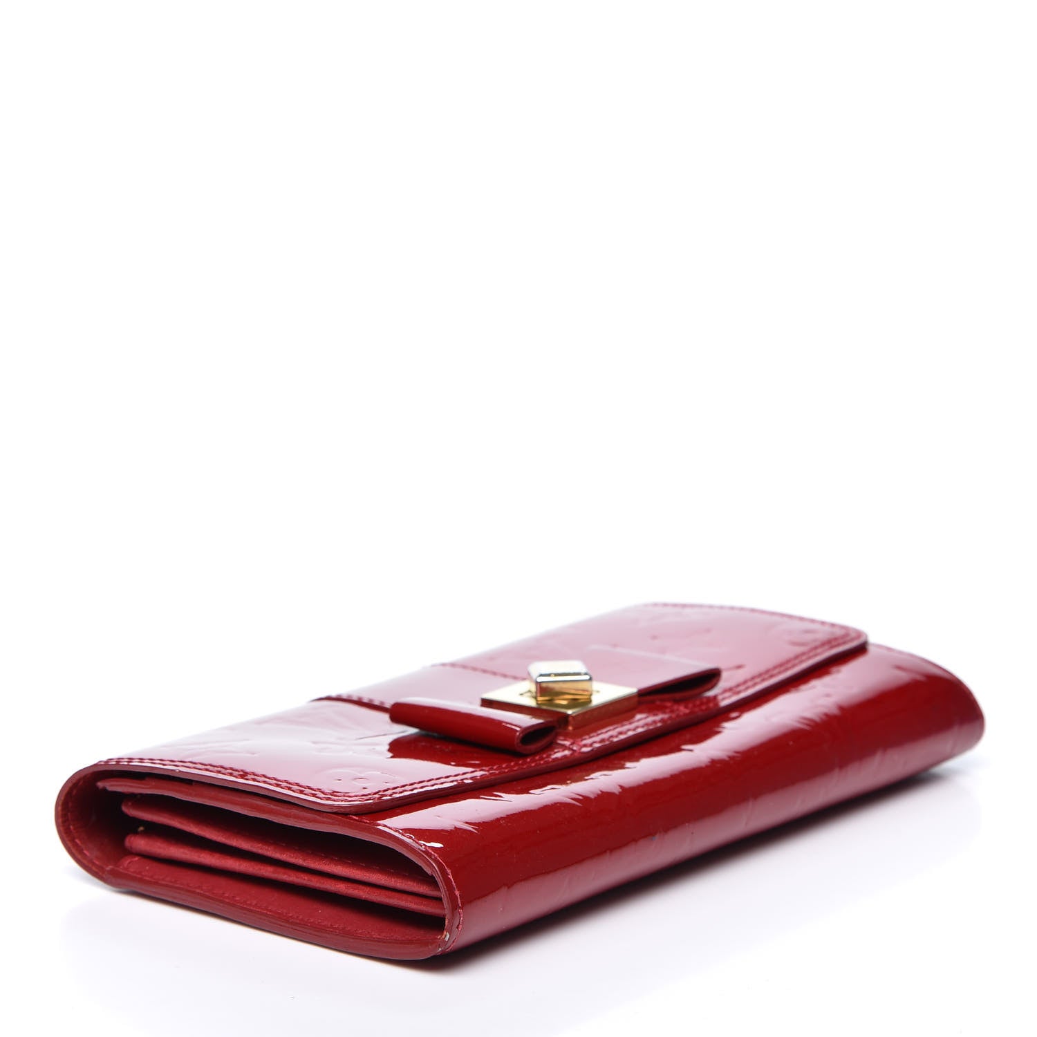 Louis Vuitton Vernis Sarah Noeud Wallet Pomme D'Amour 3 of 10