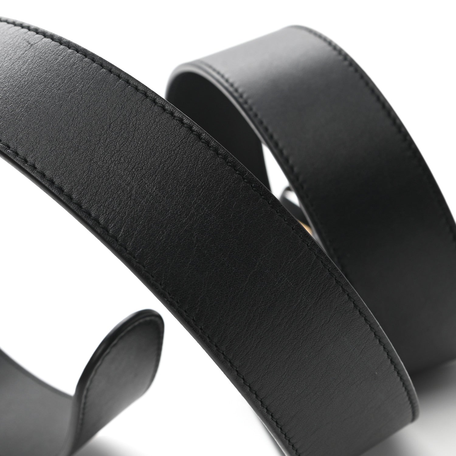 Gucci Moon Calfskin Pearl Double G 40mm Belt 100 40 Black Cream 6 of 8