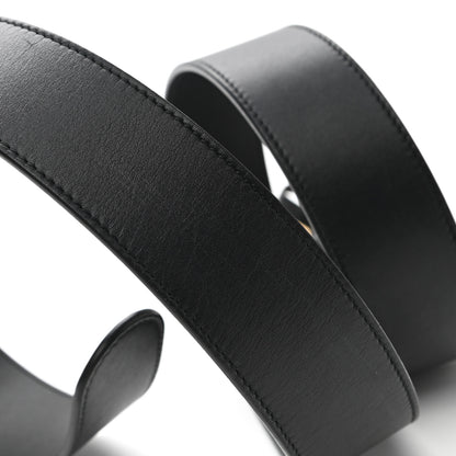 Gucci Moon Calfskin Pearl Double G 40mm Belt 100 40 Black Cream 6 of 8