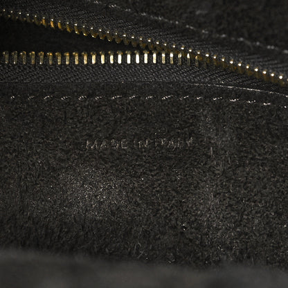 Celine Soft Grained Calfskin Small Sangle Bucket Bag Black 7 of 10