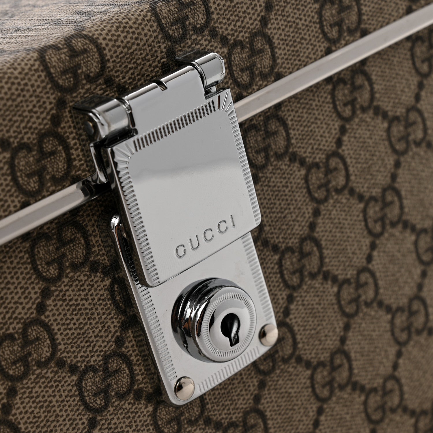 Gucci GG Supreme Monogram Globe-Trotter Beauty Case Brown 12 of 12