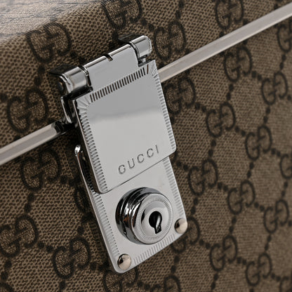 Gucci GG Supreme Monogram Globe-Trotter Beauty Case Brown 12 of 12