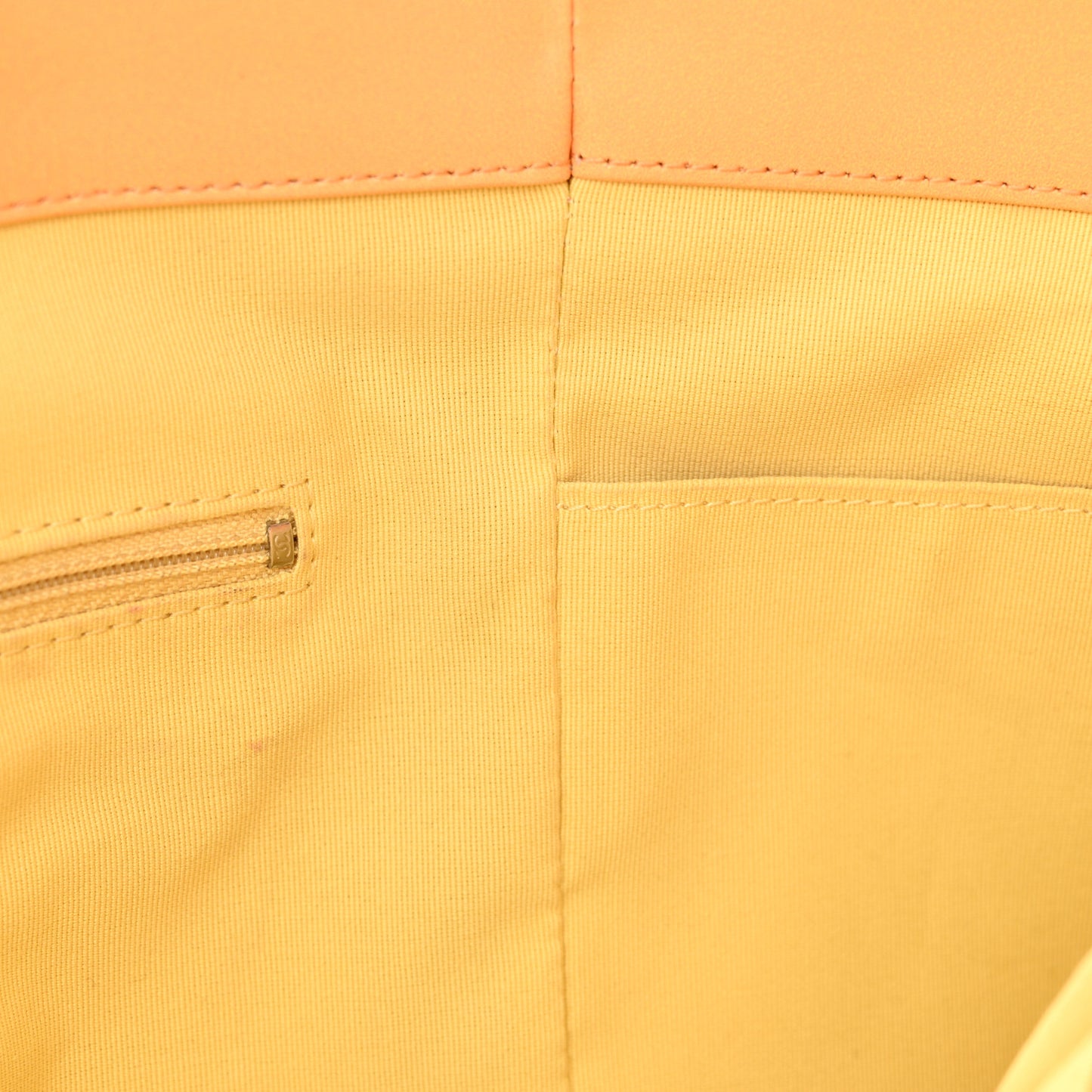 Shaded Calfskin Medium Deauville Tote Orange Coral Pink