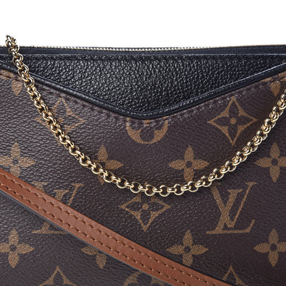 Louis Vuitton Monogram Pallas Clutch Black 8 of 10
